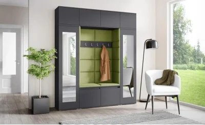 Cuier Hol Max 32, Grafit/Verde - Trinity 12