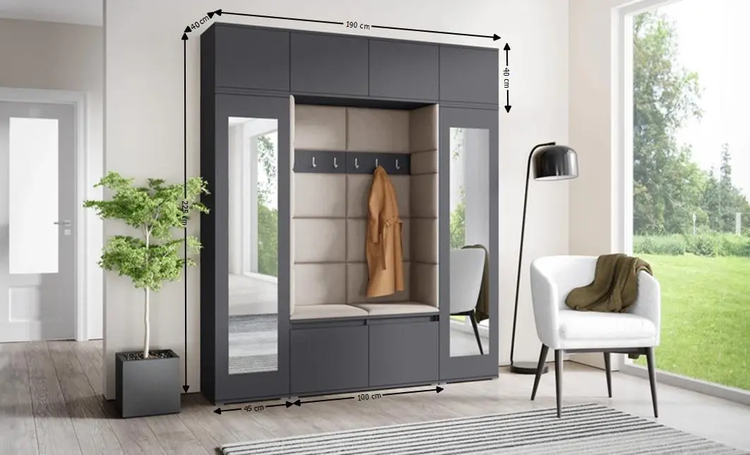 Cuier Hol Max 32, Grafit/Bej - Trinity 3 1