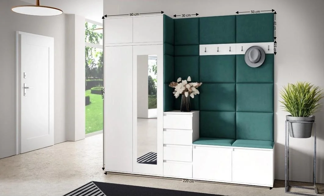 Cuier Hol Max 33, Alb/Verde - Trinity 28 1