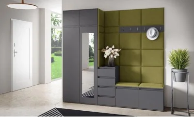 Cuier Hol Max 33, Grafit/Verde - Trinity 27