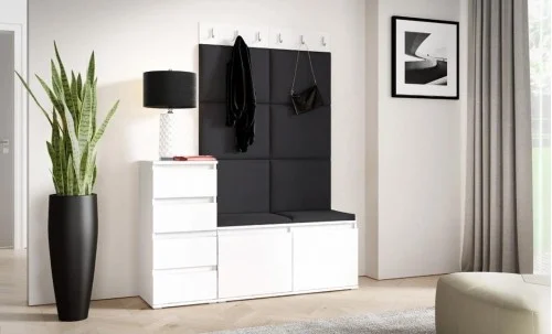 Cuier Hol Max 34, Alb/Negru - Trinity 16