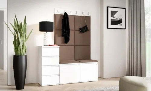 Cuier Hol Max 34, Alb/Maro - Trinity 7