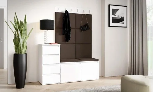 Cuier Hol Max 34, Alb/Maro - Trinity 8