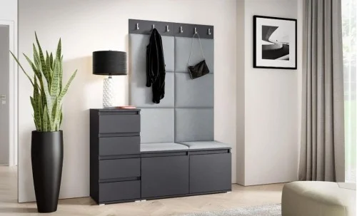 Cuier Hol Max 34, Grafit/Gri - Trinity 14