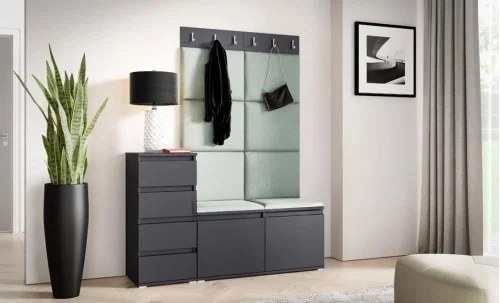 Cuier Hol Max 34, Grafit/Verde - Trinity 21