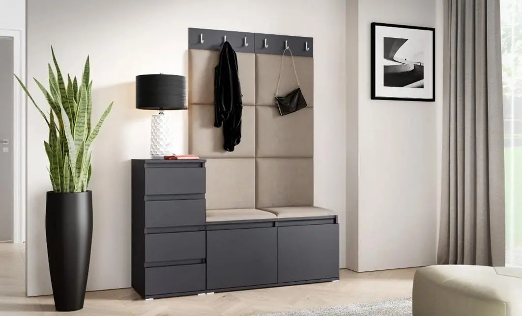 Cuier Hol Max 34, Grafit/Bej - Trinity 3