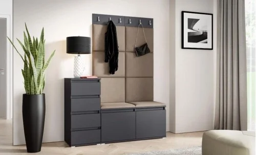 Cuier Hol Max 34, Grafit/Maro - Trinity 5