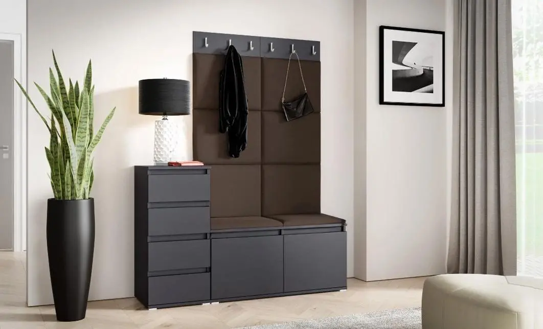 Cuier Hol Max 34, Grafit/Maro - Trinity 8