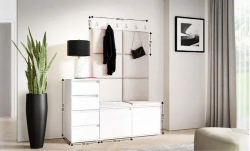 Cuier Hol Max 34, Alb/Crem - Trinity 1