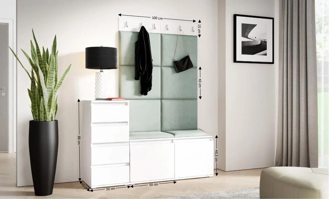 Cuier Hol Max 34, Alb/Verde - Trinity 21 1