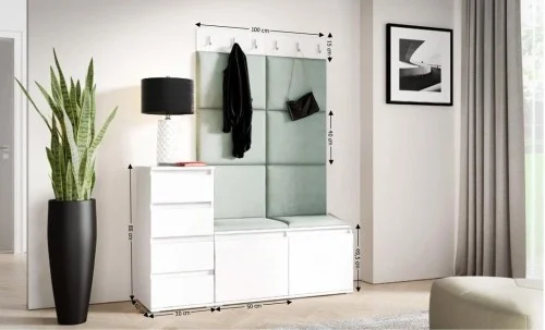 Cuier Hol Max 34, Alb/Verde - Trinity 21