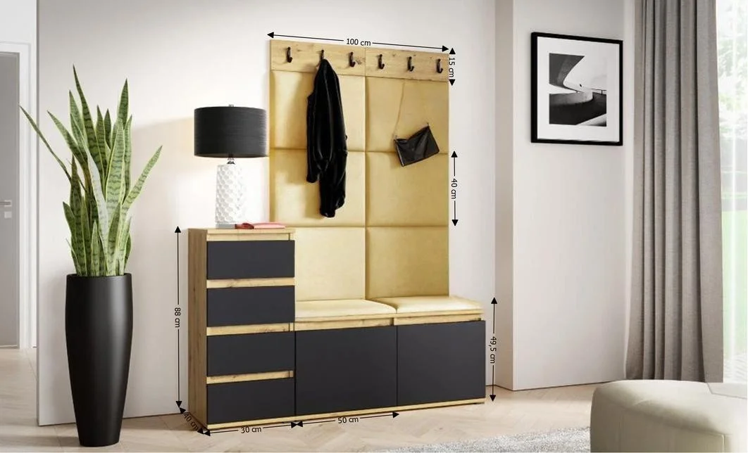 Cuier Hol Max 34, Artisan/Galben - Trinity 18 1