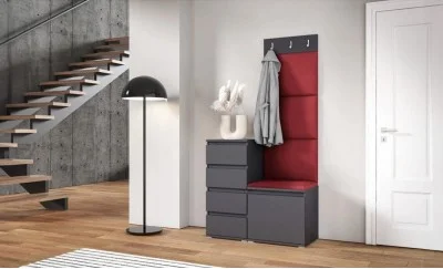 Cuier Hol Max 35, Grafit/Rosu - Trinity 24