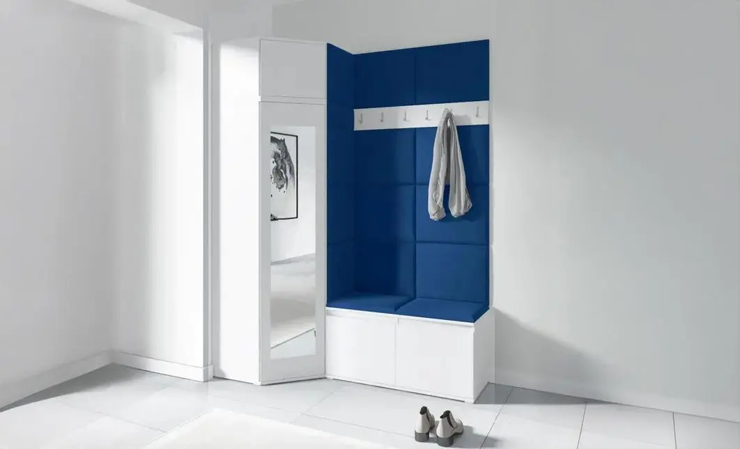 Cuier Hol Max 37, Alb/Albastru - Trinity 31