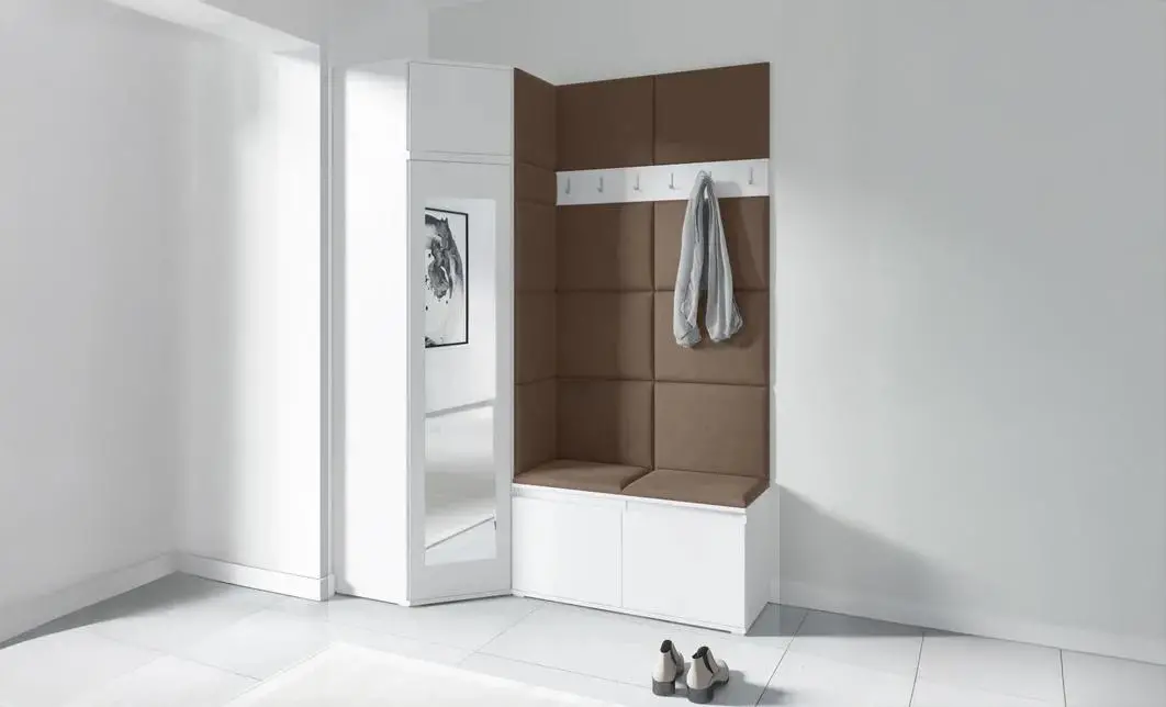 Cuier Hol Max 37, Alb/Maro - Trinity 7