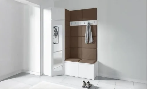 Cuier Hol Max 37, Alb/Maro - Trinity 7