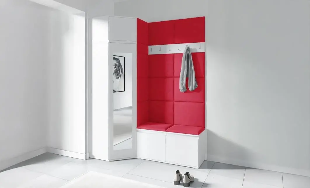 Cuier Hol Max 37, Alb/Rosu - Trinity 9