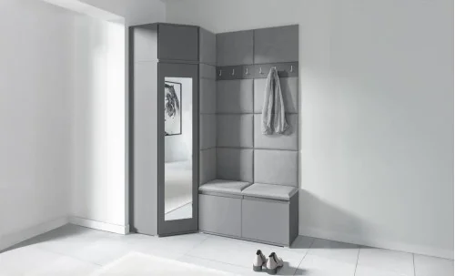 Cuier Hol Max 37, Grafit/Gri - Trinity 14