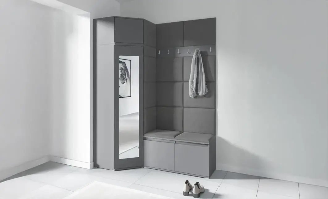 Cuier Hol Max 37, Grafit/Gri - Trinity 15