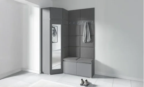 Cuier Hol Max 37, Grafit/Gri - Trinity 15