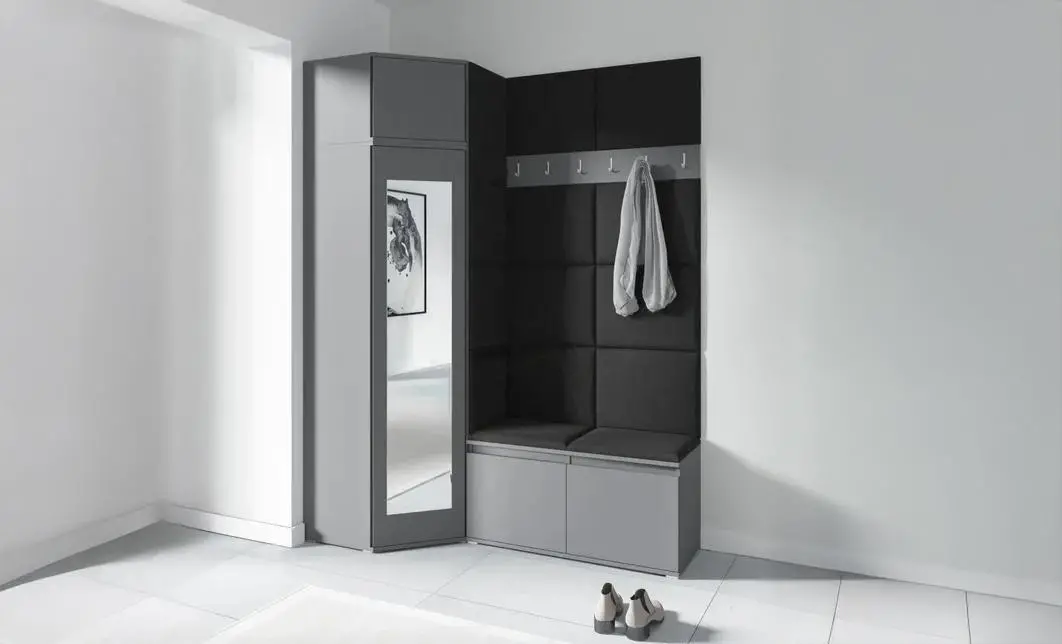 Cuier Hol Max 37, Grafit/Negru - Trinity 16