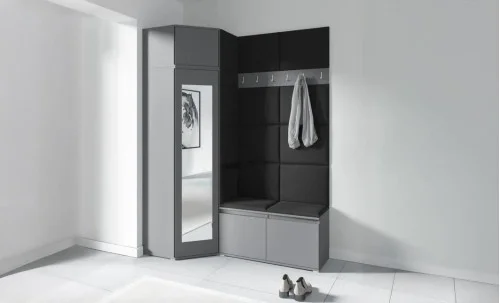 Cuier Hol Max 37, Grafit/Negru - Trinity 16