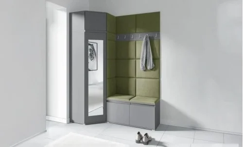 Cuier Hol Max 37, Grafit/Verde - Trinity 27