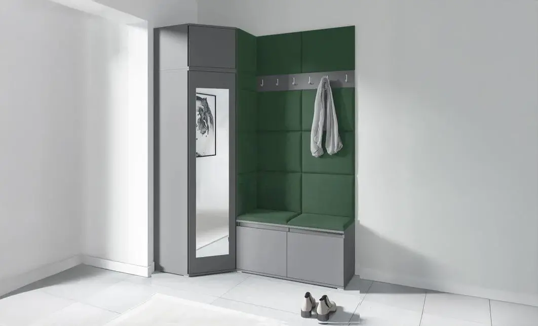 Cuier Hol Max 37, Grafit/Verde - Trinity 28