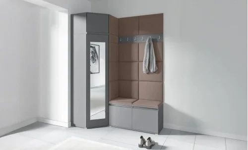 Cuier Hol Max 37, Grafit/Maro - Trinity 6