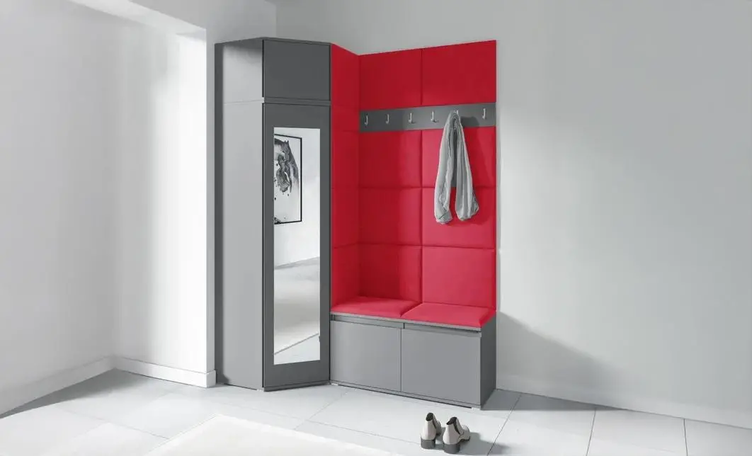 Cuier Hol Max 37, Grafit/Rosu - Trinity 9