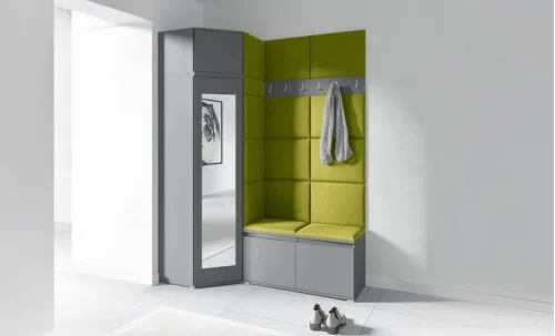Cuier Hol Max 37, Grafit/Verde - Trinity 12