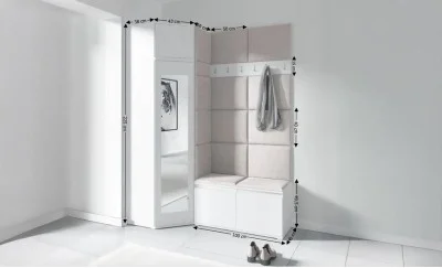 Cuier Hol Max 37, Alb/Crem - Trinity 1