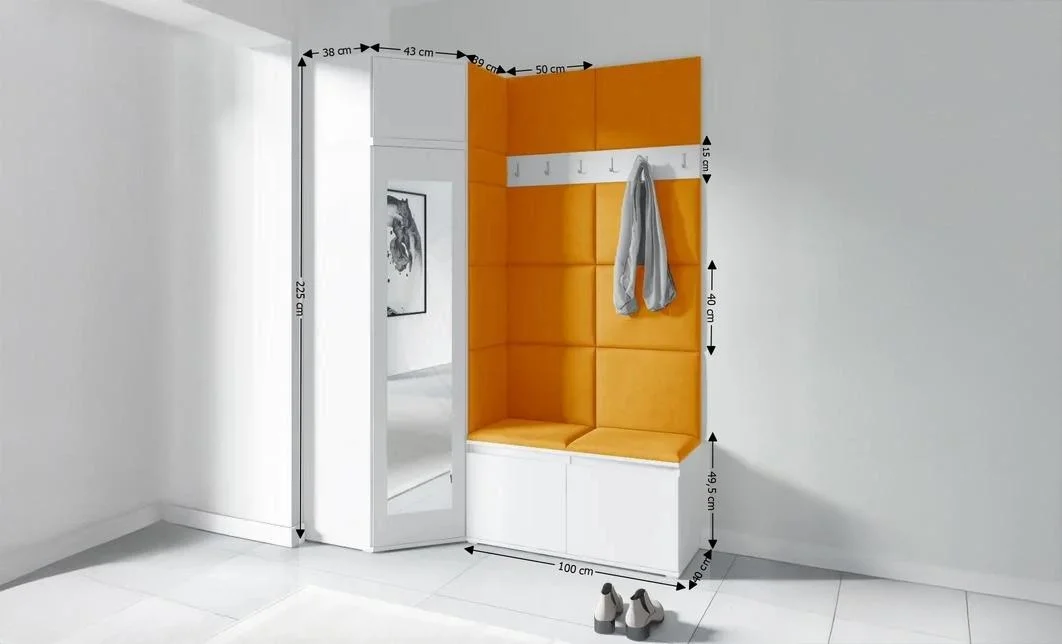 Cuier Hol Max 37, Alb/Portocaliu - Trinity 26 1