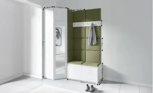 Cuier Hol Max 37, Alb/Verde - Trinity 27