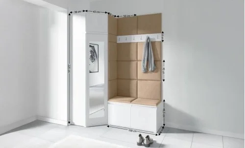 Cuier Hol Max 37, Alb/Bej - Trinity 4