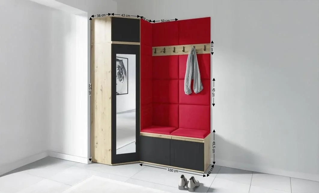 Cuier Hol Max 37, Artisan/Rosu - Trinity 24 1