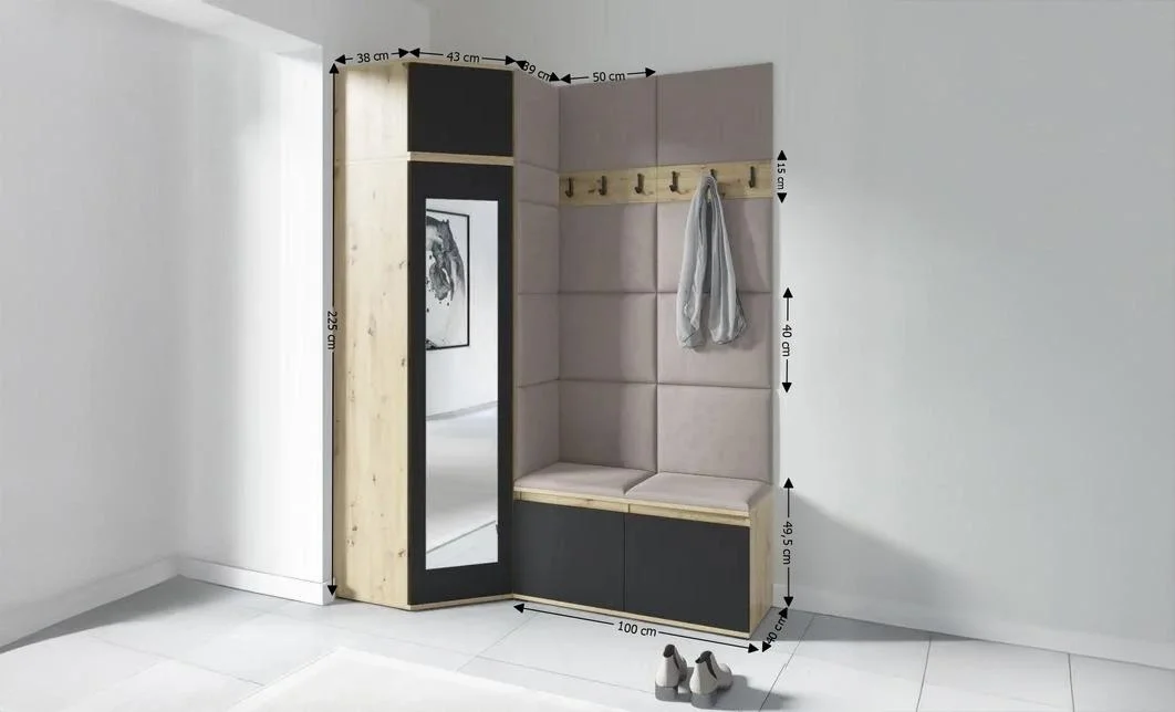 Cuier Hol Max 37, Artisan/Bej - Trinity 3 1