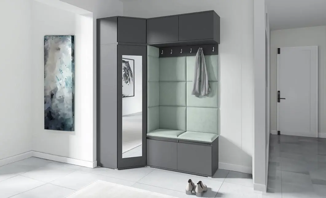 Cuier Hol Max 38, Grafit/Verde - Trinity 21