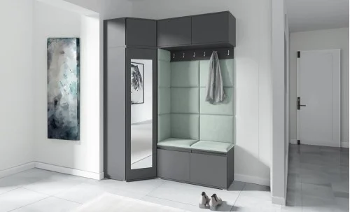 Cuier Hol Max 38, Grafit/Verde - Trinity 21