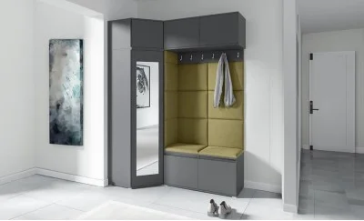 Cuier Hol Max 38, Grafit/Verde - Trinity 27