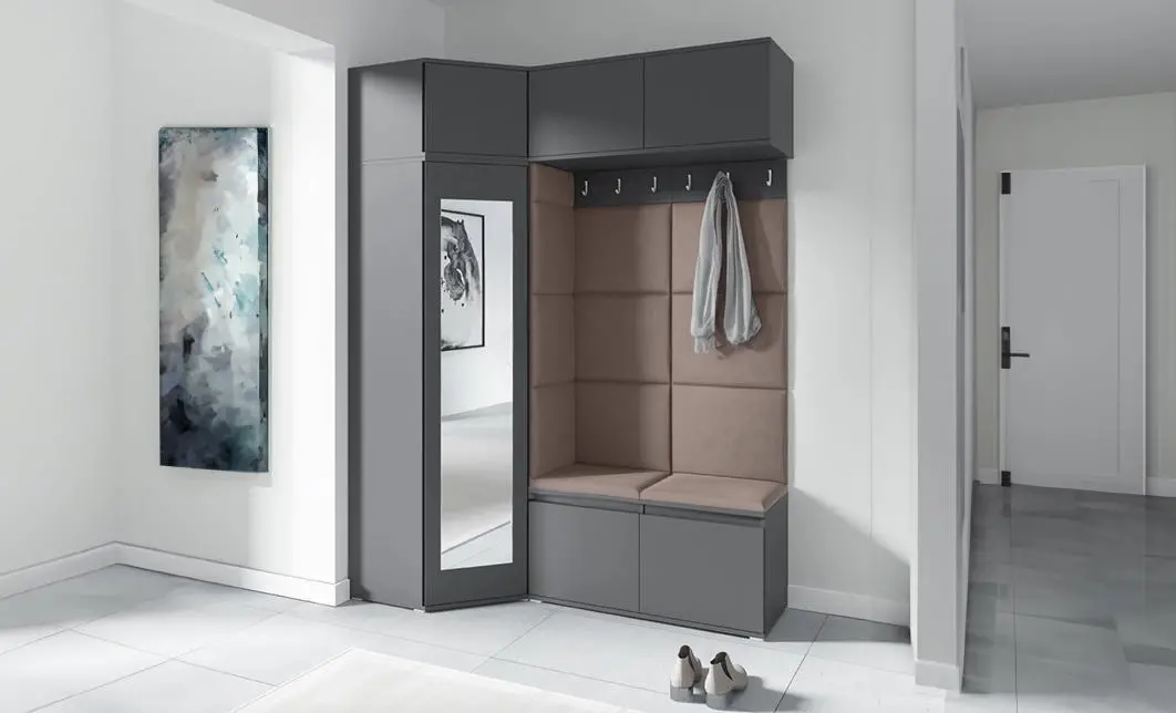 Cuier Hol Max 38, Grafit/Maro - Trinity 5