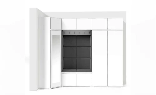 Cuier Hol Max 39, Alb/Gri - Trinity 15