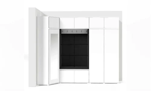 Cuier Hol Max 39, Alb/Negru - Trinity 16