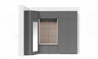 Cuier Hol Max 39, Grafit/Crem - Trinity 1