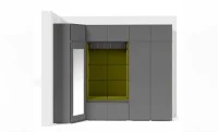 Cuier Hol Max 39, Grafit/Verde - Trinity 12