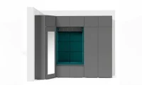 Cuier Hol Max 39, Grafit/Verde - Trinity 29