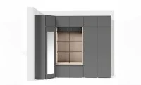 Cuier Hol Max 39, Grafit/Bej - Trinity 3