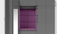 Cuier Hol Max 39, Grafit/Mov - Trinity 11 1