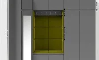 Cuier Hol Max 39, Grafit/Verde - Trinity 12 1