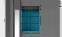 Cuier Hol Max 39, Grafit/Albastru - Trinity 13 1